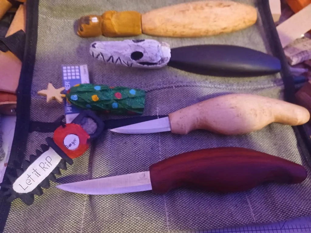 BeaverCraft C13 snittekniv reserveklinge smal spids