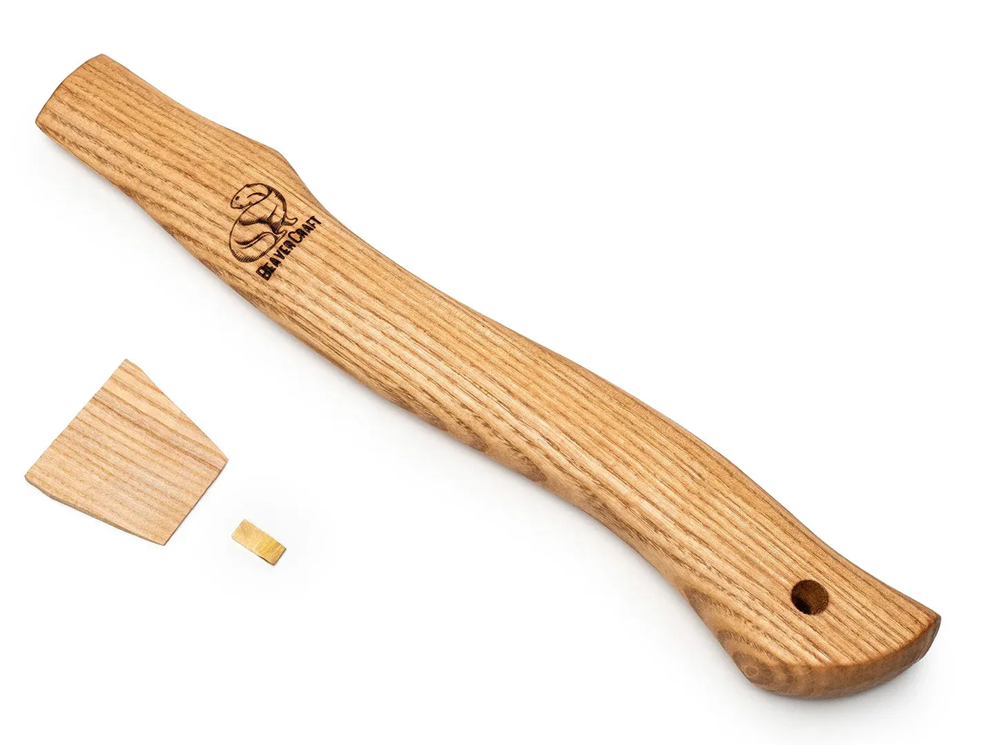 BeaverCraft AX3_RH økseskaft asketræ 335 mm