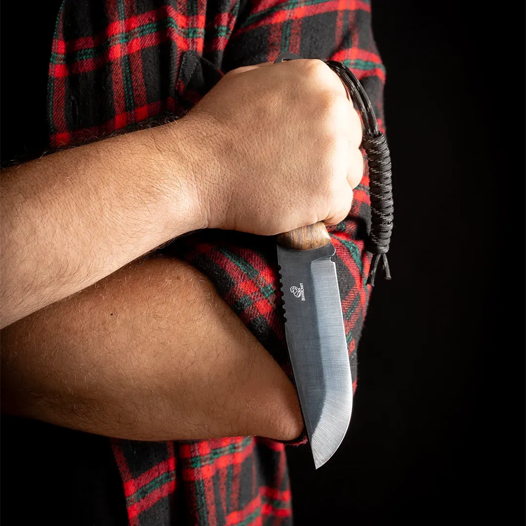 BeaverCraft BSH4 Dusk bushcraftkniv højre kulstofstål