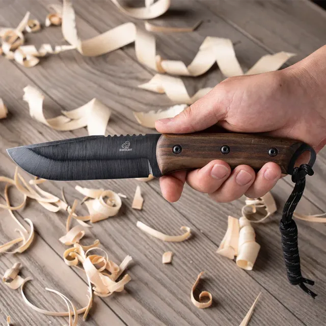 BeaverCraft BSH4 Dusk bushcraftkniv højre kulstofstål