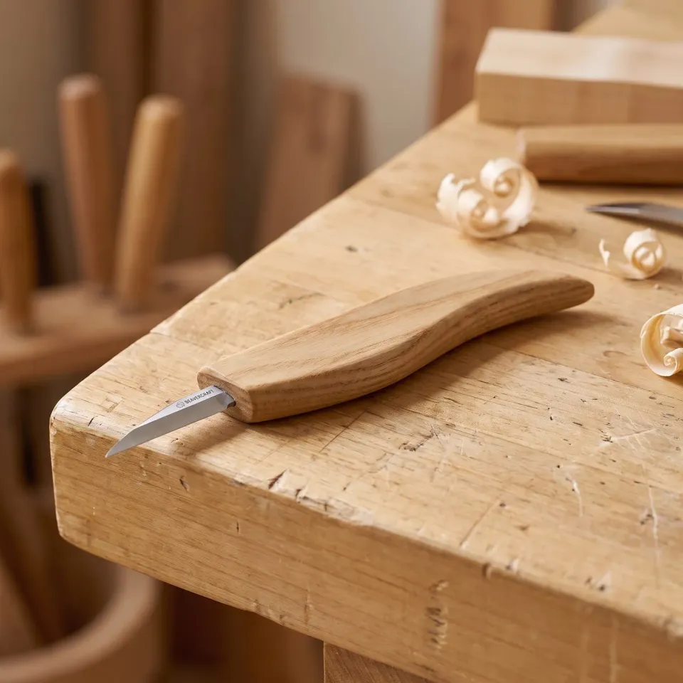 BeaverCraft C15 detaljekniv fin spids ask