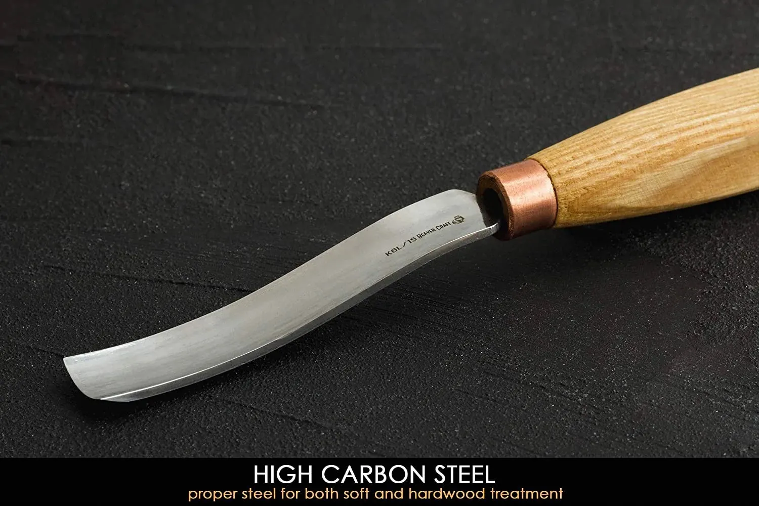 BeaverCraft huljern svung 6 15mm kompakt langt bøjet