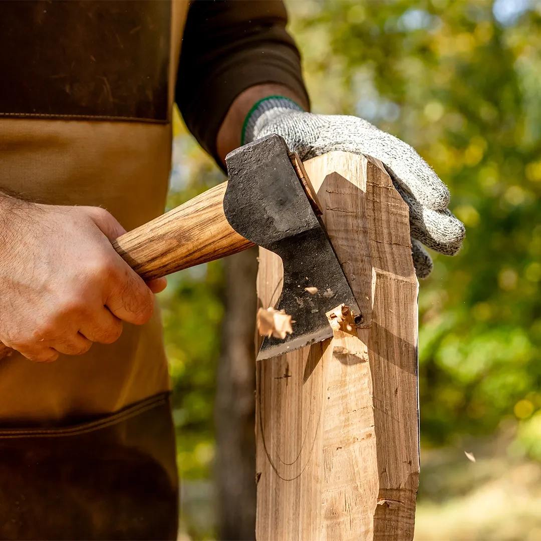 BeaverCraft AX1 snitteøkse bushcraftøkse med skede