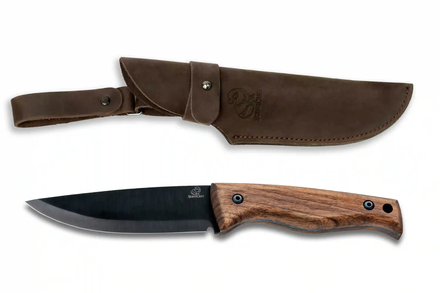 BeaverCraft Nightfall bushcraft knivsæt samleselv stål