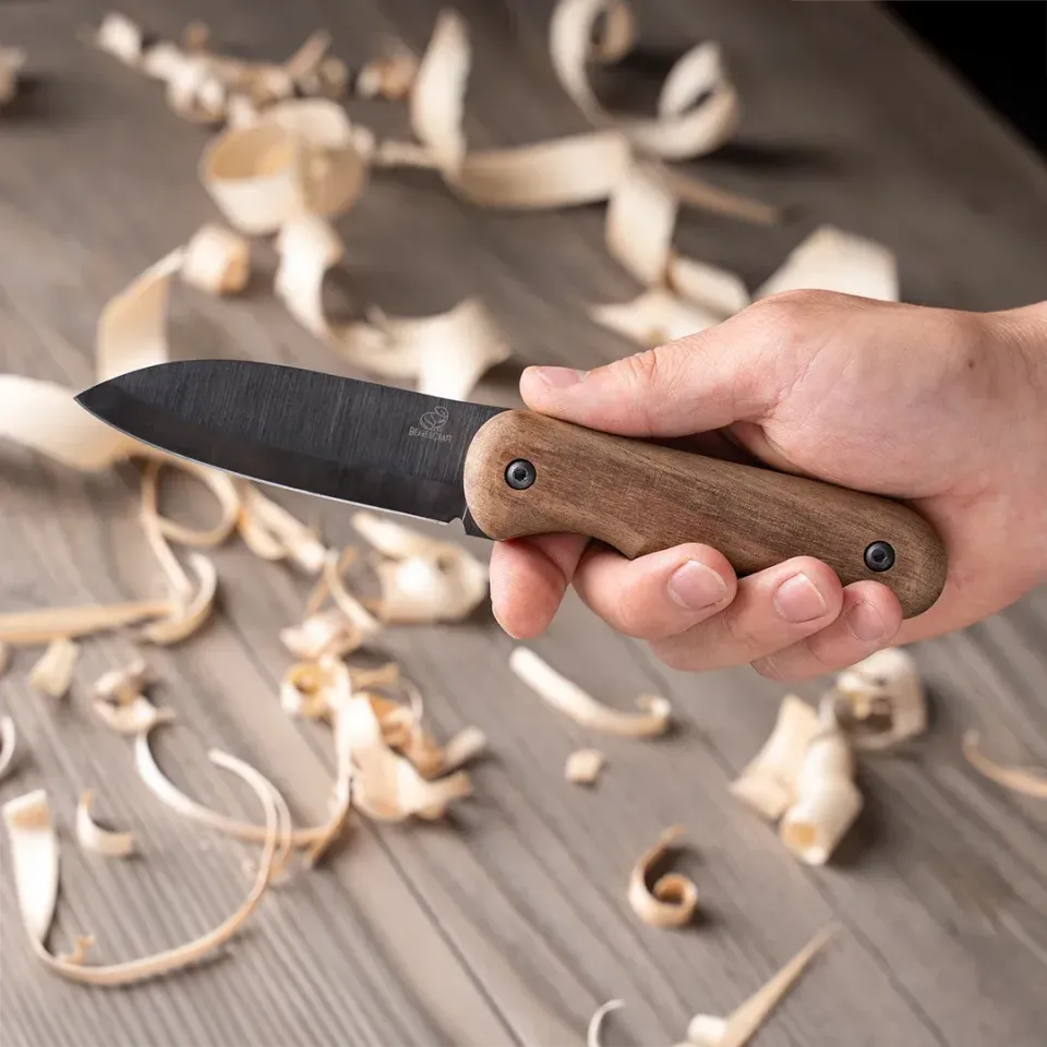 BeaverCraft Shadow BSH5 bushcraftkniv sort compact
