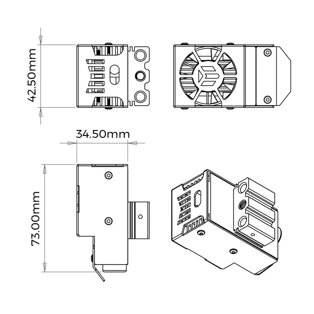 Two Trees TS3 lasermodul 10W 24V reservdel