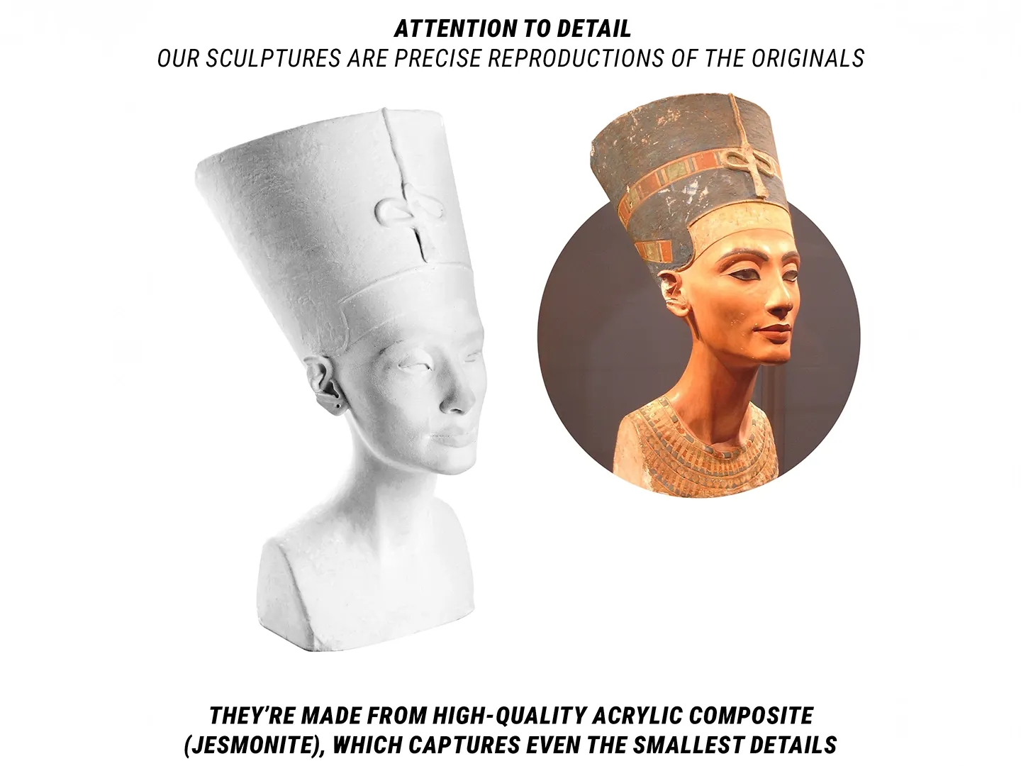 BeaverCraft Sculpt Discover sæt Nefertiti Warrior gips 2-pak