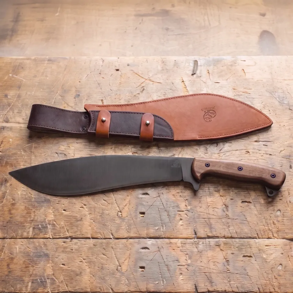 BeaverCraft KKR1 Kukri bushcraftkniv 290 mm læderskede