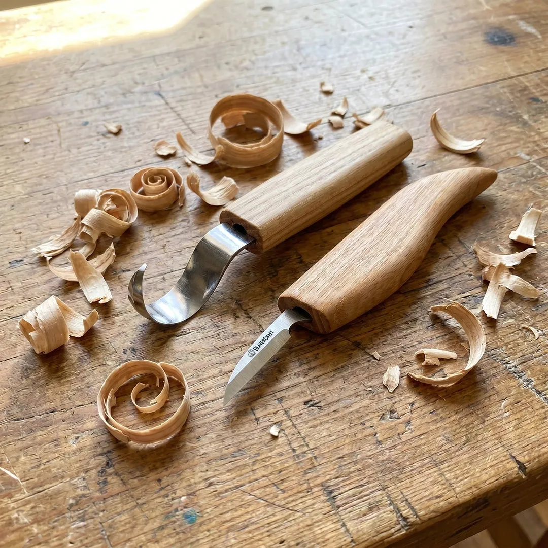BeaverCraft S02 ske-sæt 2 dele detalje 20°