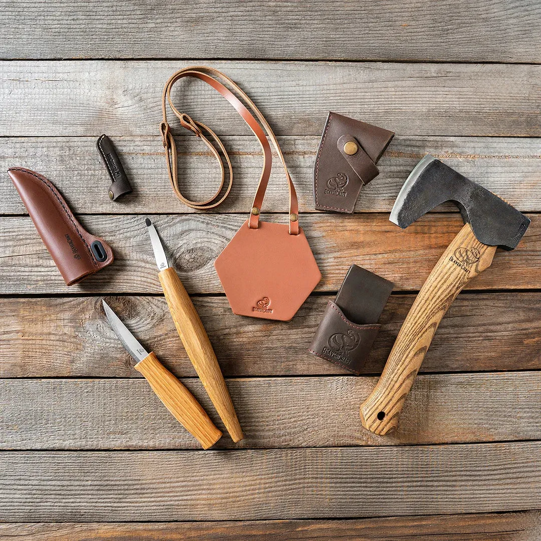BeaverCraft Green Wood Spoon Carving Kit snittesæt