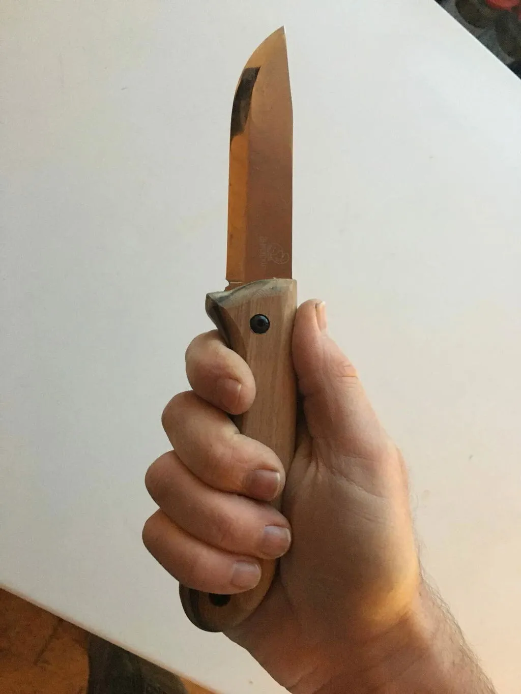 BeaverCraft Glacier bushcraftkniv carbonstål læderskede