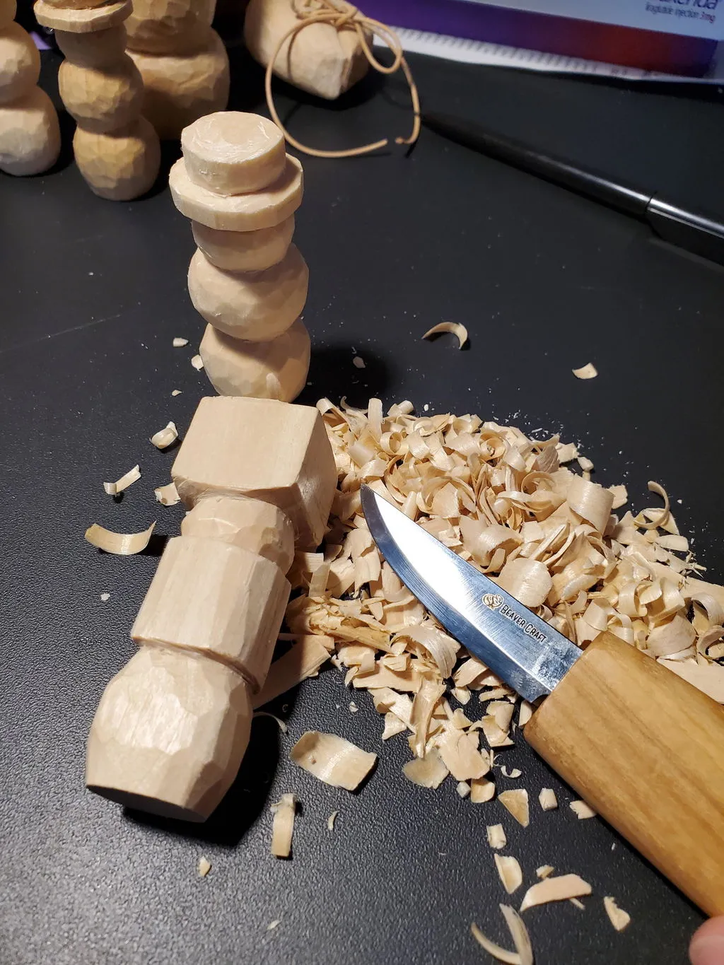 BeaverCraft DIY05 Bear snittesæt til begynder