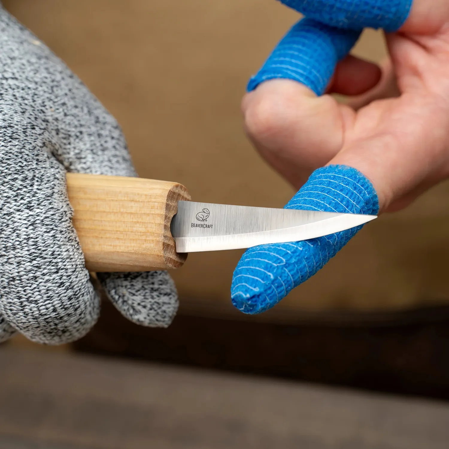 BeaverCraft DIY04 ske skæresæt træ 11 dele kærlighedsske