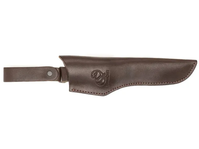 BeaverCraft SH-BSH2 knivskede læder mørkebrun 205 mm