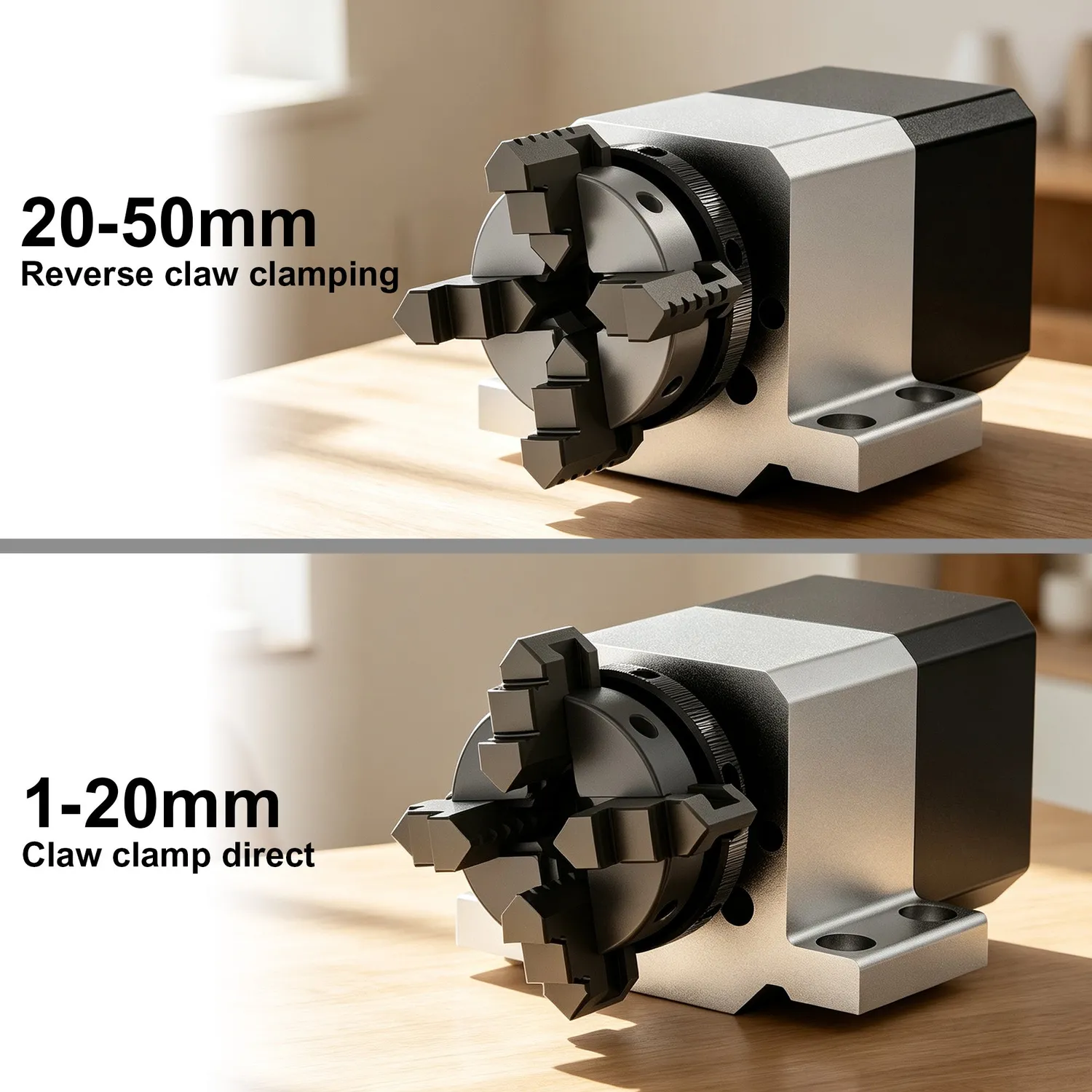 Two Trees ED1 4-akset rotary modul CNC til træ