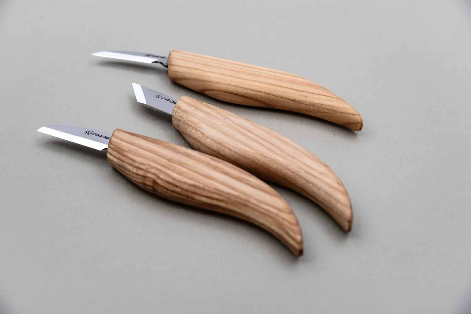 BeaverCraft detaljesæt 3 snitteknive fin carving