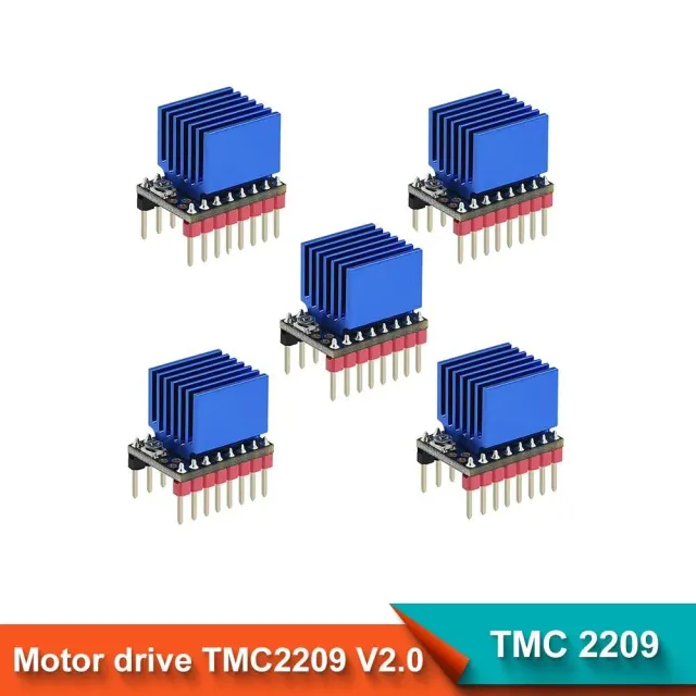 Two Trees TMC2209 stepperdriver 5 stk lydløs stepstick
