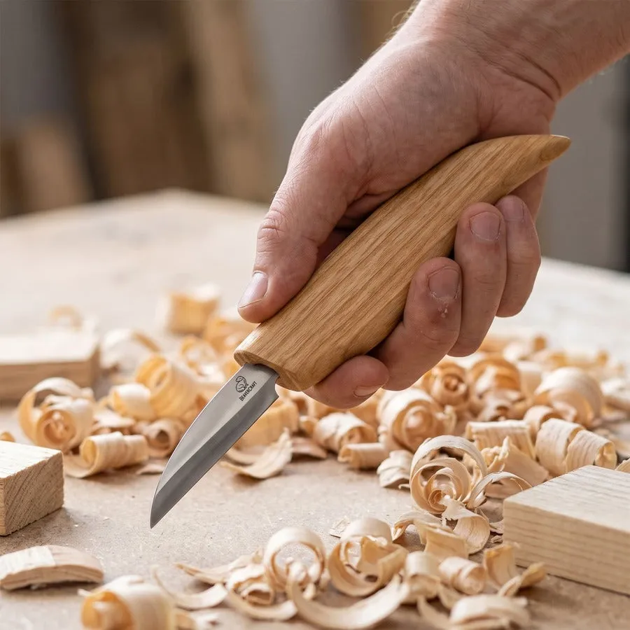 BeaverCraft C16 snittekniv grov asketræ stål