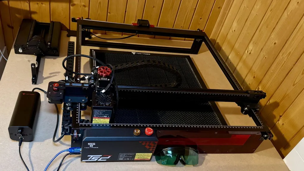 TWO TREES TS2-20W lasergraver EU 410x410 mm autofokus