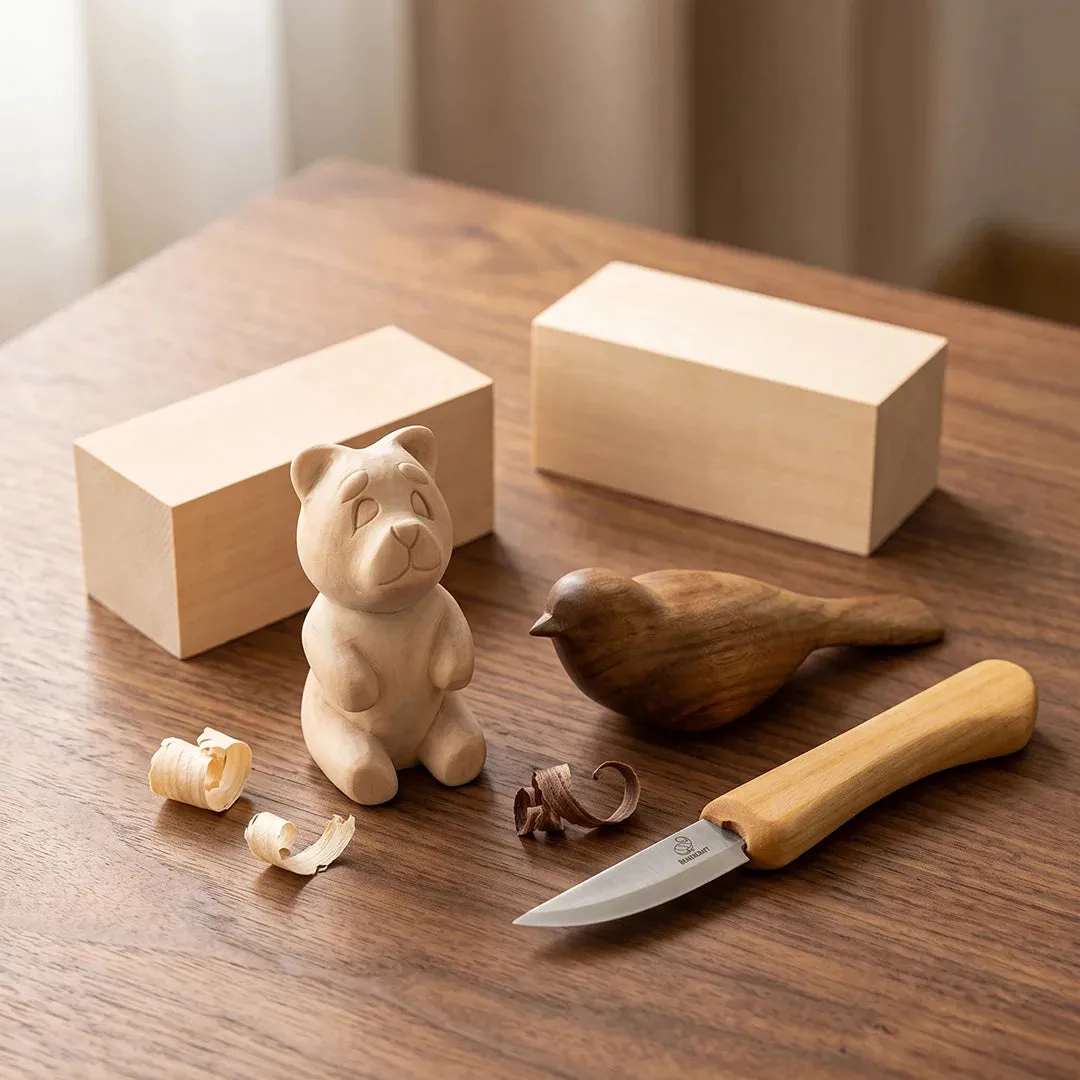 BeaverCraft Bird Bear fugl bjørn snittesæt bundle