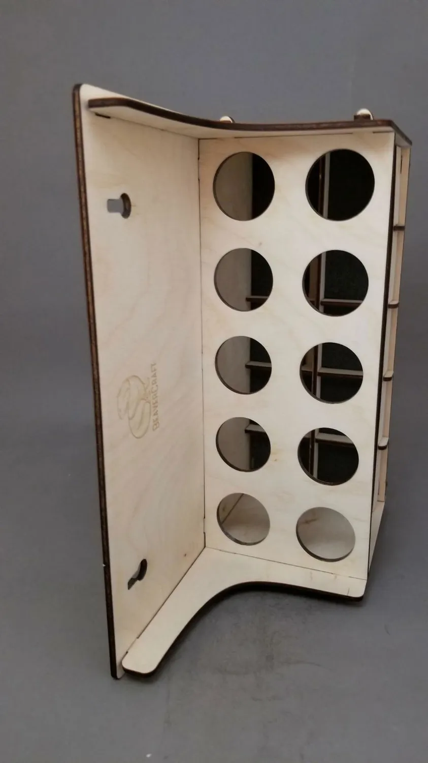 BeaverCraft TH10 værktøjsholder natur træ 10 rum