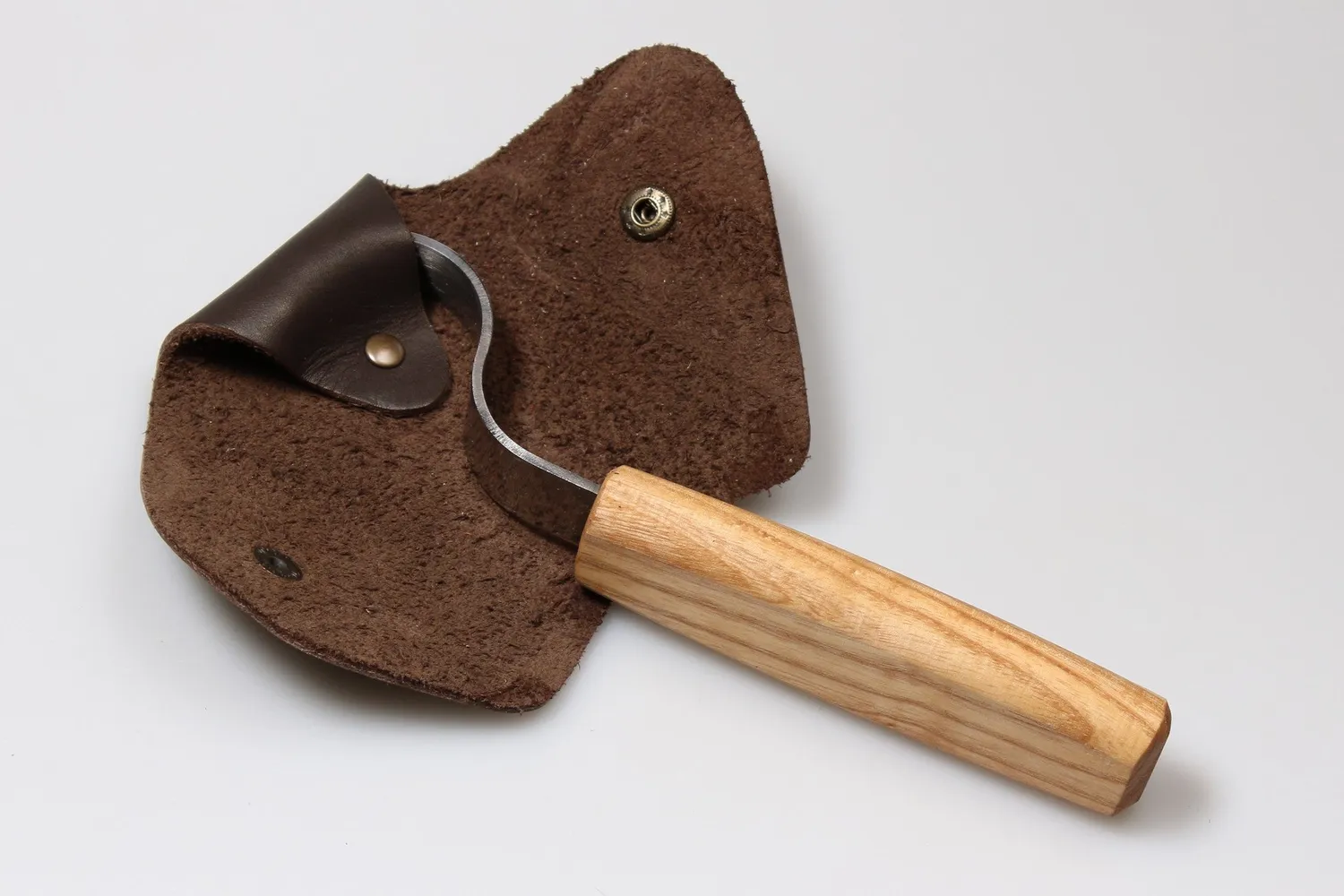 BeaverCraft SK1S krogkniv 25 mm med læderskede