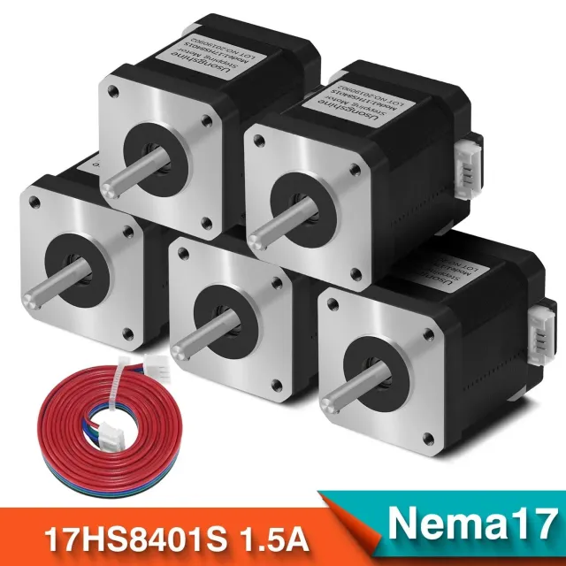 Two Trees Nema 17 stepmotor 17HS8401S 5 stk 1,5A