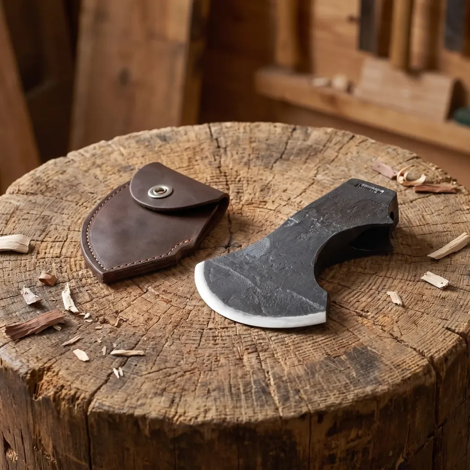 BeaverCraft AX3 øksehoved stål 0,72 kg inkl. skede