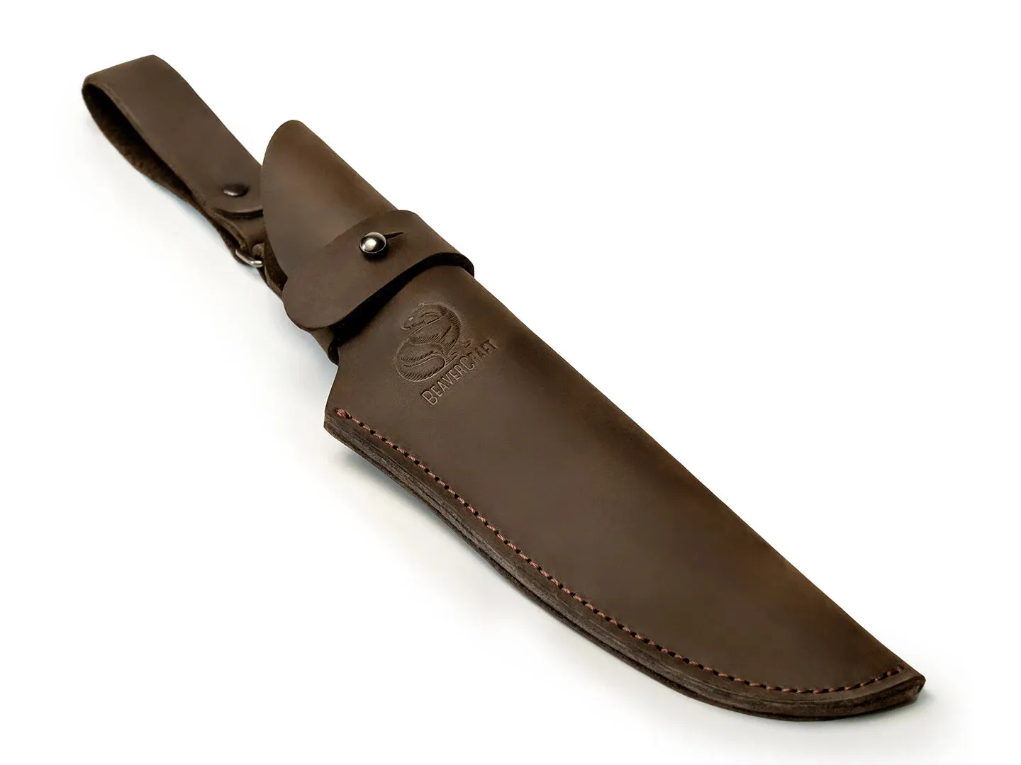 BeaverCraft SH_BSH3 knivskede læder 220 mm brun