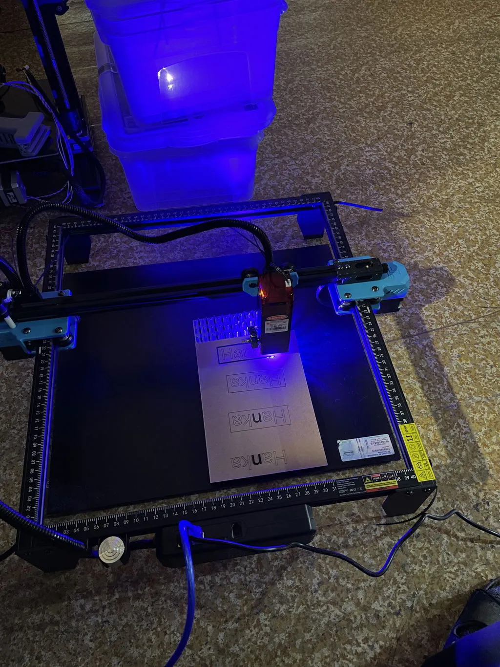 Two Trees TS2 lasergraver 10W diode EU-risers