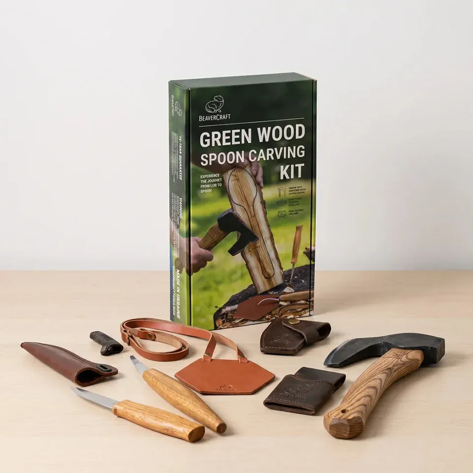 BeaverCraft Green Wood Spoon Carving Kit snittesæt