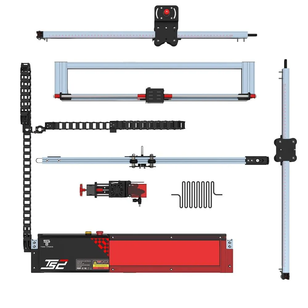 Two Trees TS2 lasergraver 10W diode EU-risers