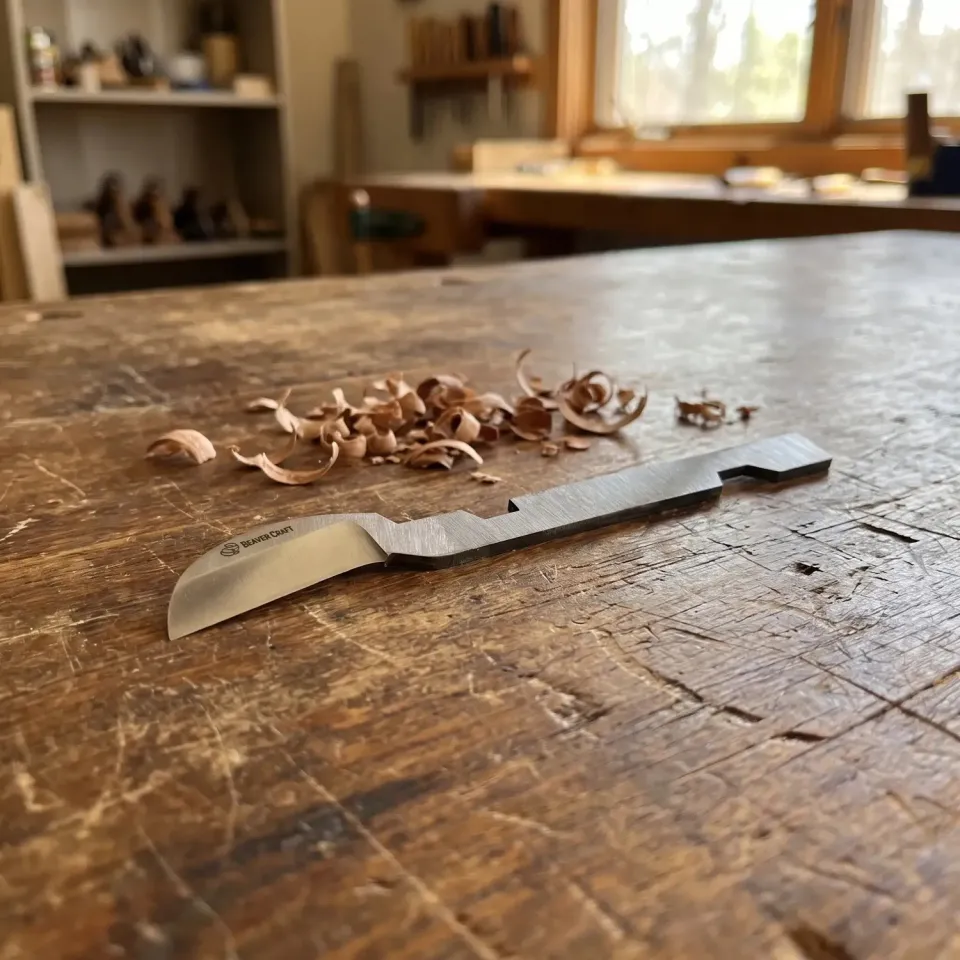 BeaverCraft C6 løs klinge chip carving stål