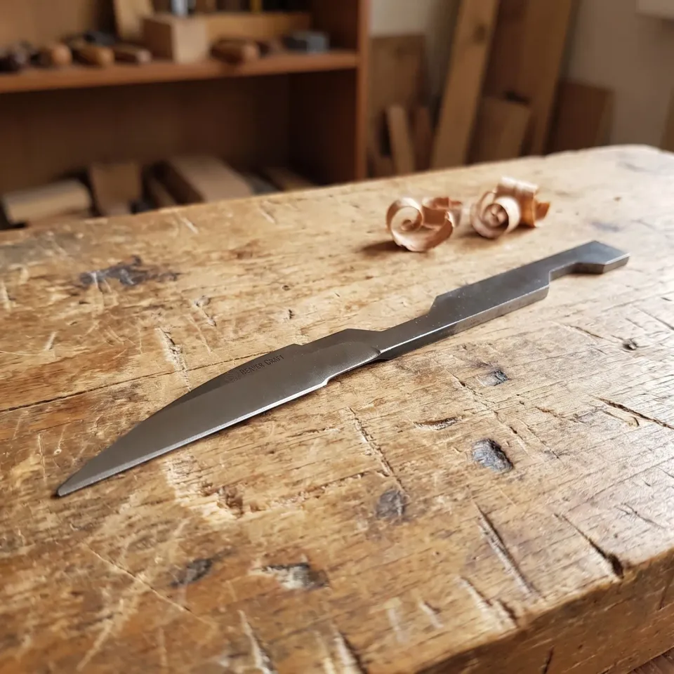 BeaverCraft C15 klinge til detaljekniv kulstofstål