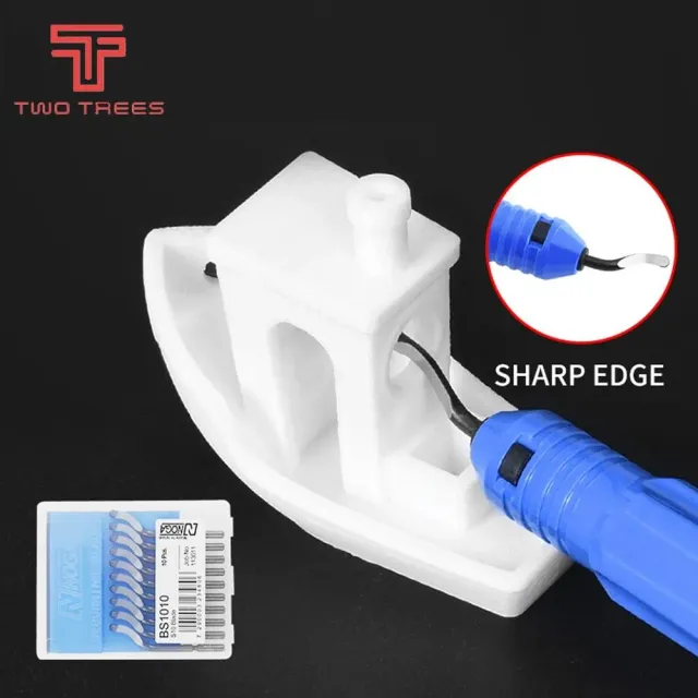 TWO TREES NB1100 skraber + BS1010 kniv 10 stk 3D