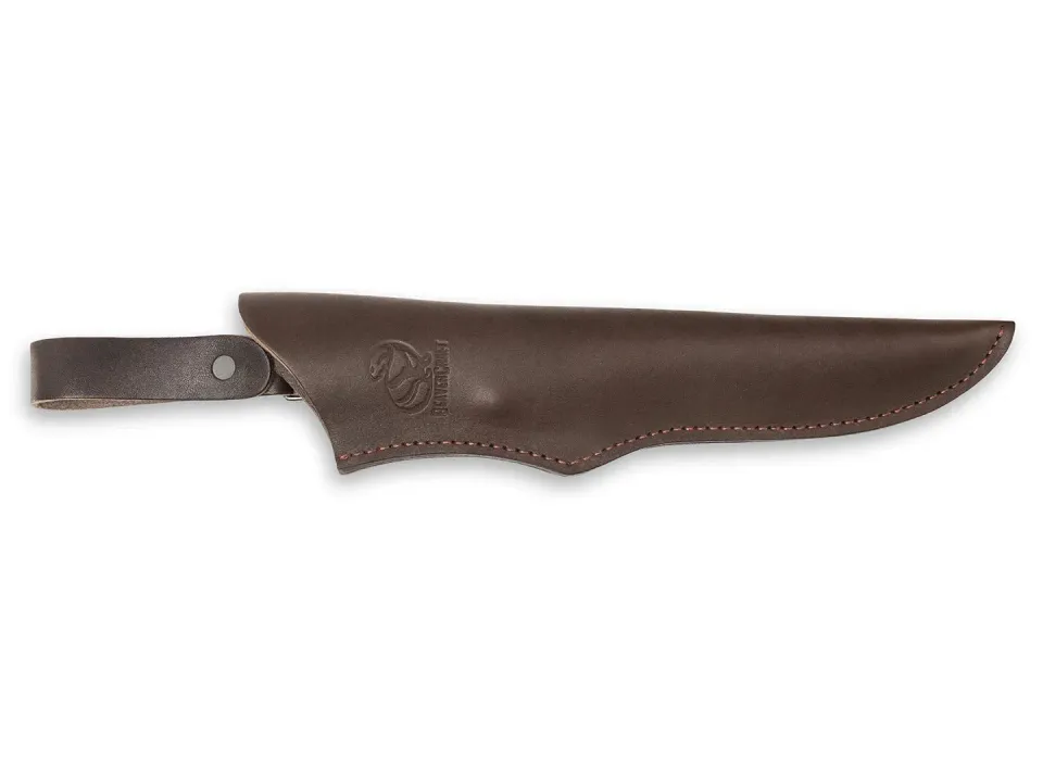 BeaverCraft Dune knivskede læder mørkebrun