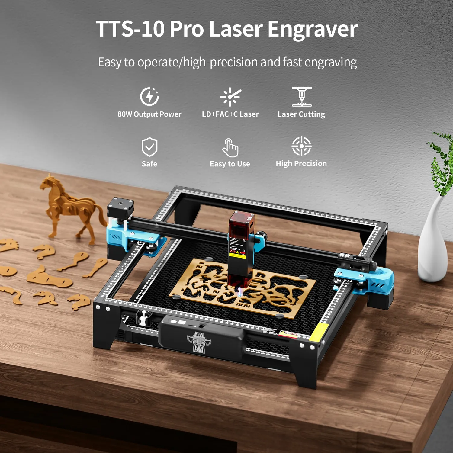 Two Trees TTS-10 Pro lasergraver 10W 300x300mm