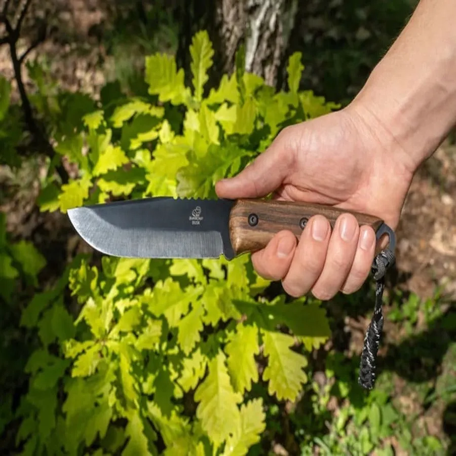 BeaverCraft Dusk bushcraftkniv carbon med ildstål