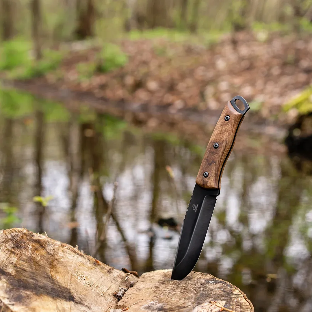 BeaverCraft BSH4 Dusk bushcraftkniv højre kulstofstål