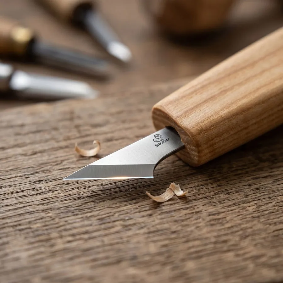 BeaverCraft C11S chip snittekniv lille klinge 45 grader