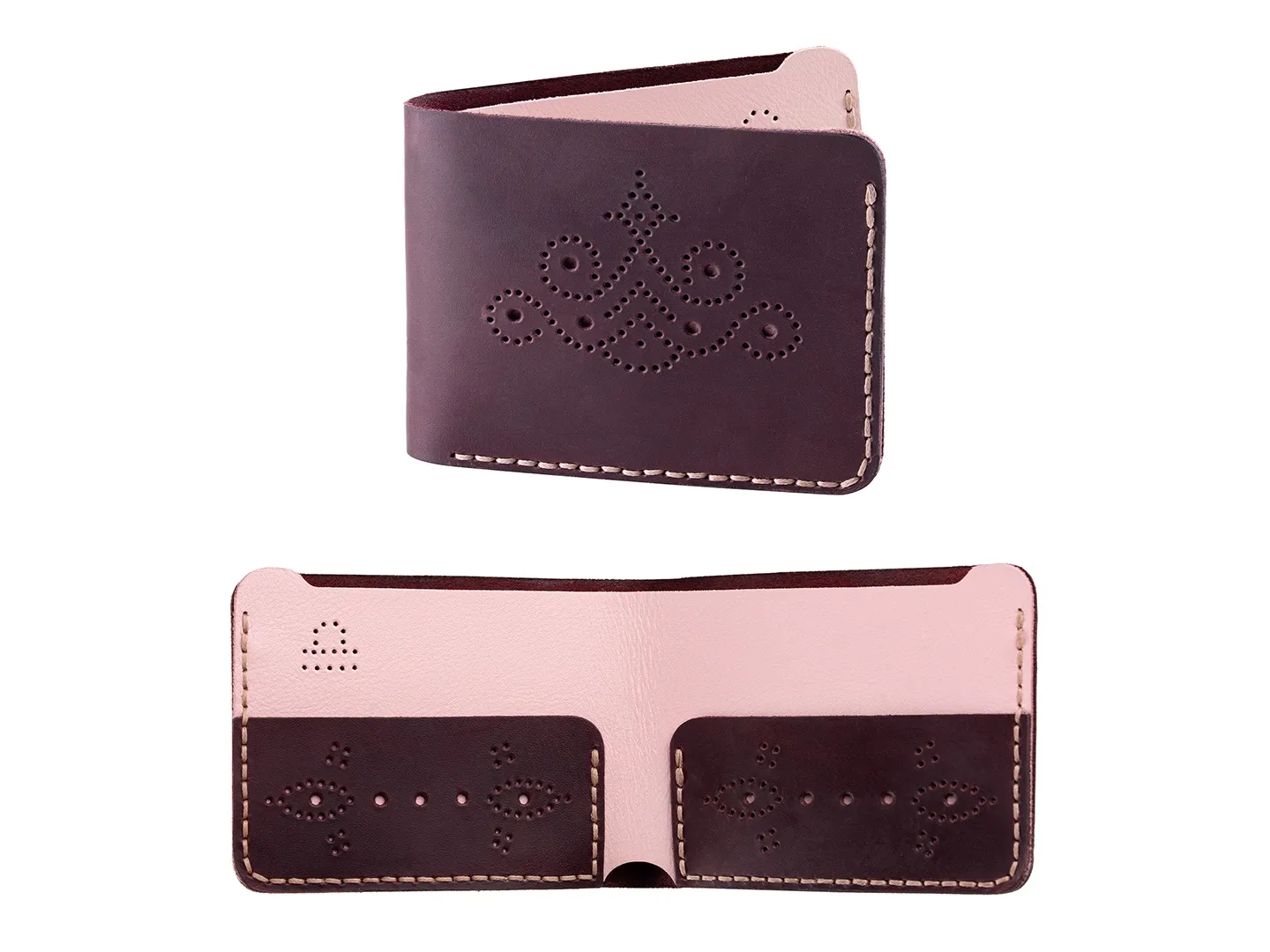 BeaverCraft Wallet lædersæt pung Forest Brown
