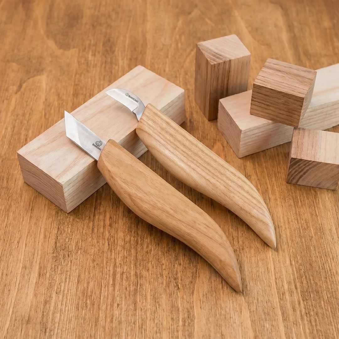 BeaverCraft Chip Carving Knivsæt 2 dele kulstofstål