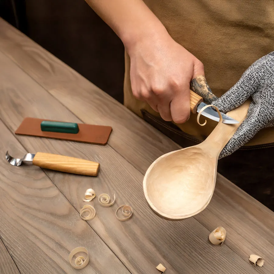 BeaverCraft kuksa snitsæt 3 dele kanvasrulle