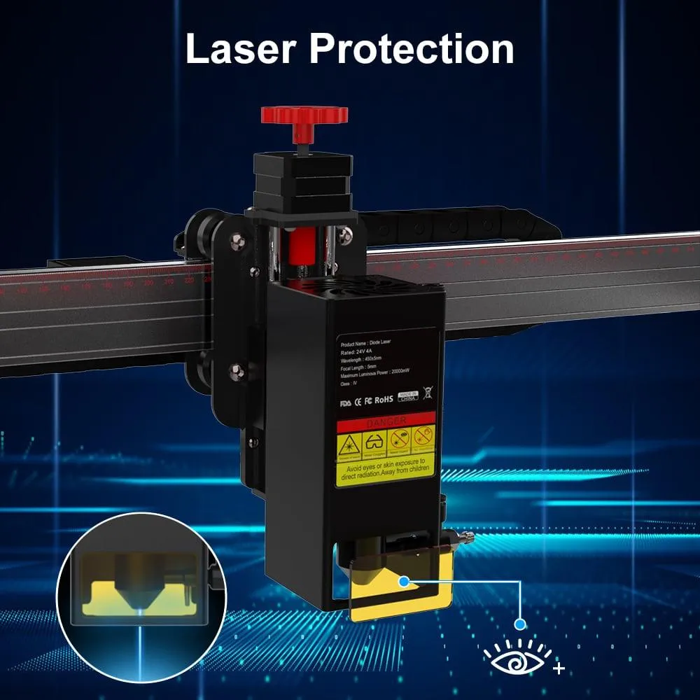 Two Trees TS2 20W lasermodul med air assist