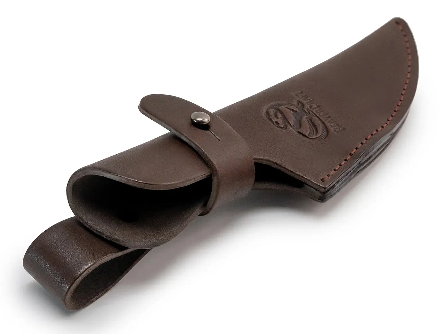 BeaverCraft Wild Harvest SH-BSH7 knivskede mørkebrun læder