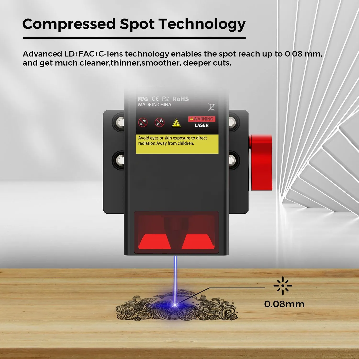 Two Trees TC20 20W lasermodul til CNC-fræser