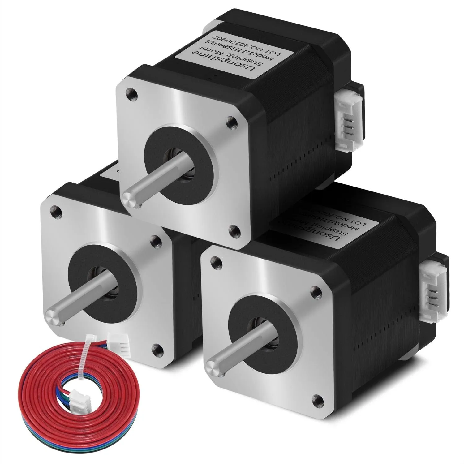 Two Trees Nema 17 stepmotor 17HS8401S 5 stk 1,5A