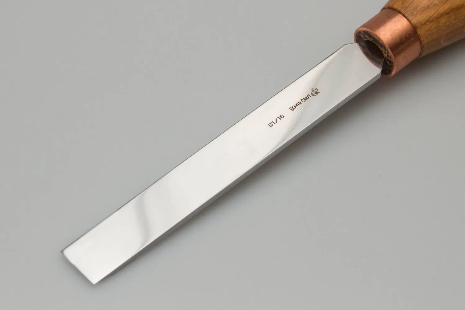 BeaverCraft 16 mm fladt stemmejern kulstofstål