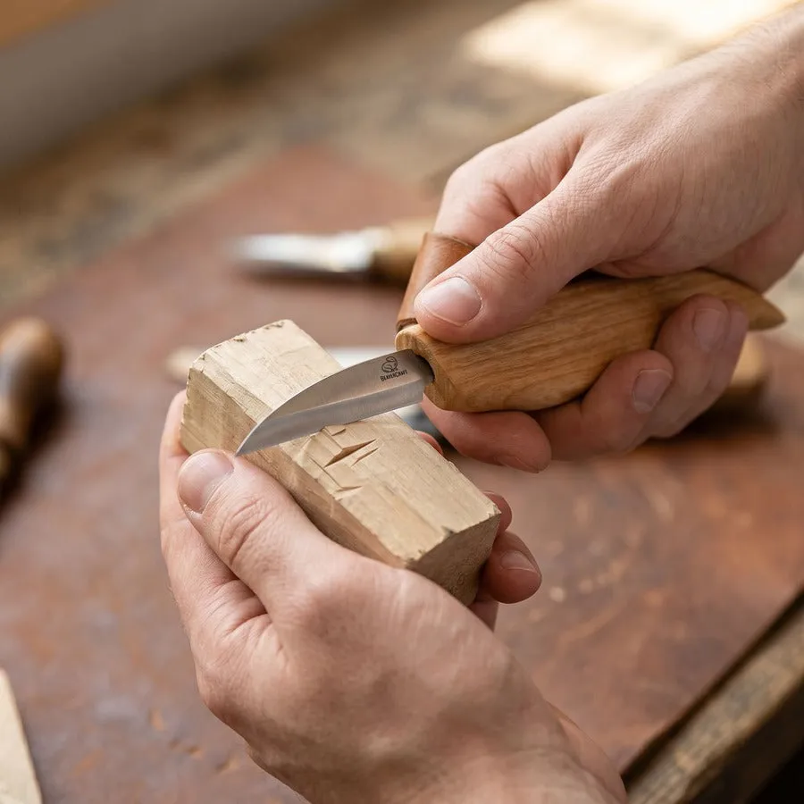 BeaverCraft C16 snittekniv grov asketræ stål