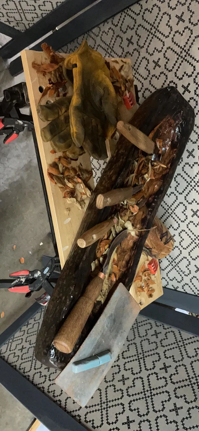 BeaverCraft C6 chipcarvingkniv kort klinge detaljer